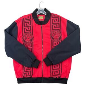 Dapper Dan VTG Authentic 90s Streetwear Bomber Jacket Sz XL